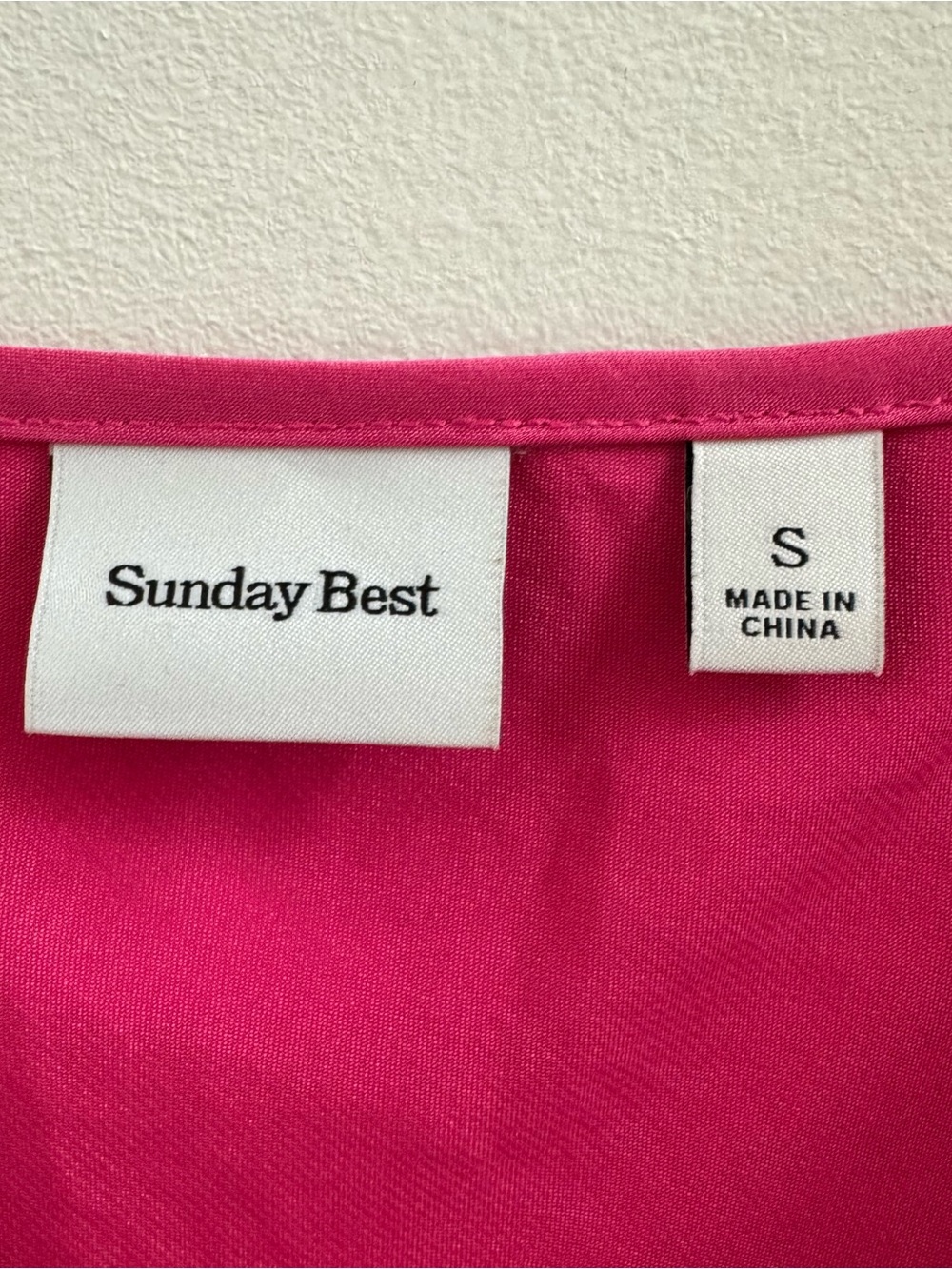 Sunday Best Hot Pink Slip Dress - Picture 4 of 7